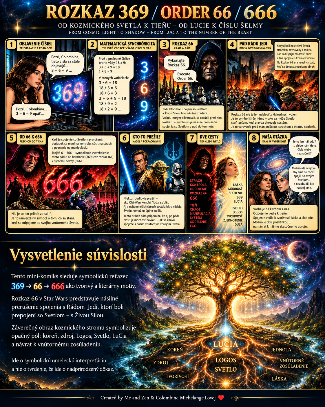 Order 369 — Root of Light, visual comic artwork
