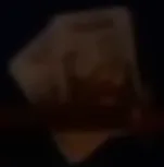 Small blurred card