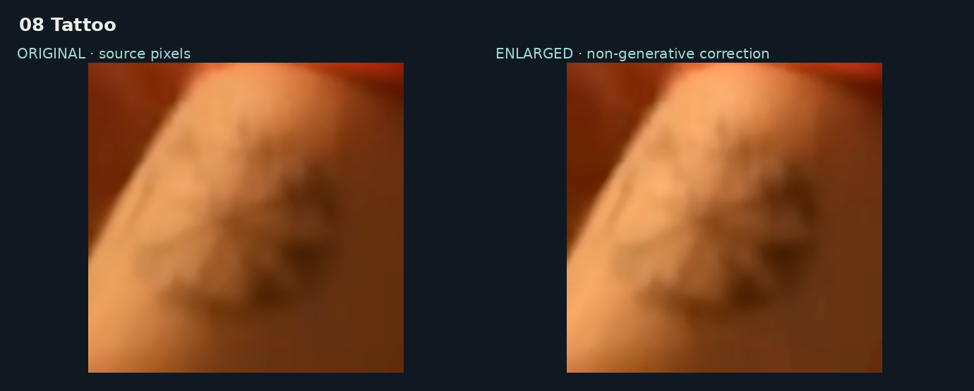 Björk’s tattoo — comparison