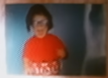 Child in red — framed photo — original image