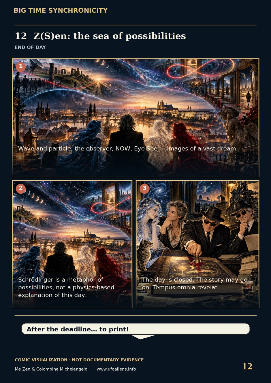 Comic scene 12: Z(S)en: the sea of possibilities