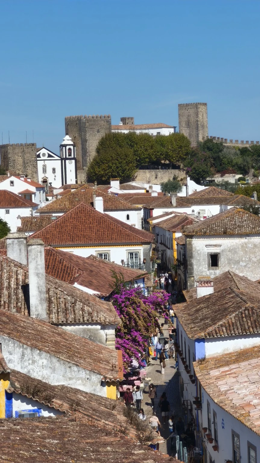 The rooftops of Óbidos